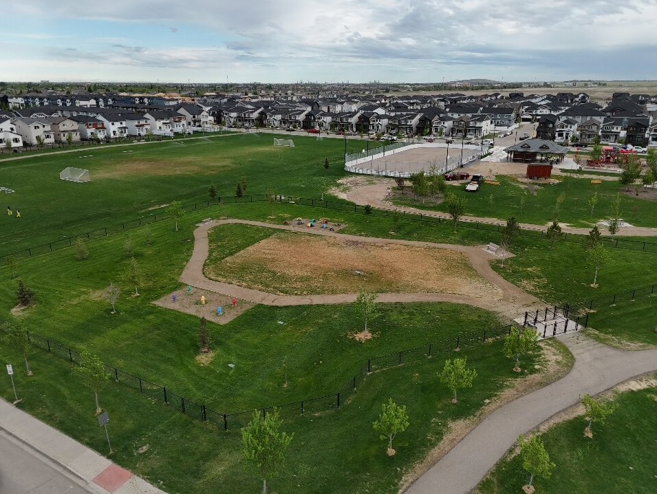 Horizon Station Off-Leash Dog Park in Regina
