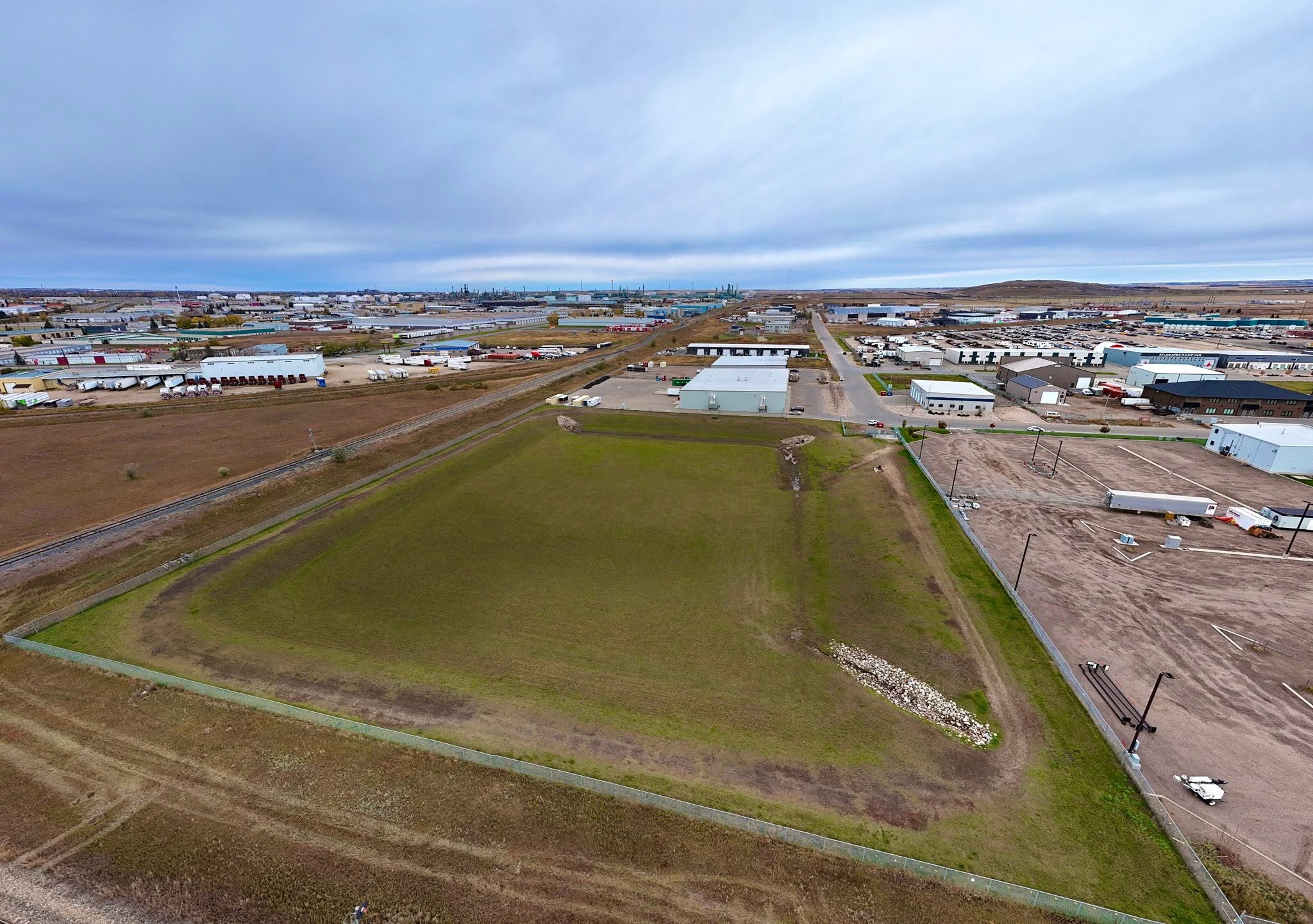 Ross Industrial Off-Leash Dog Park in Regina